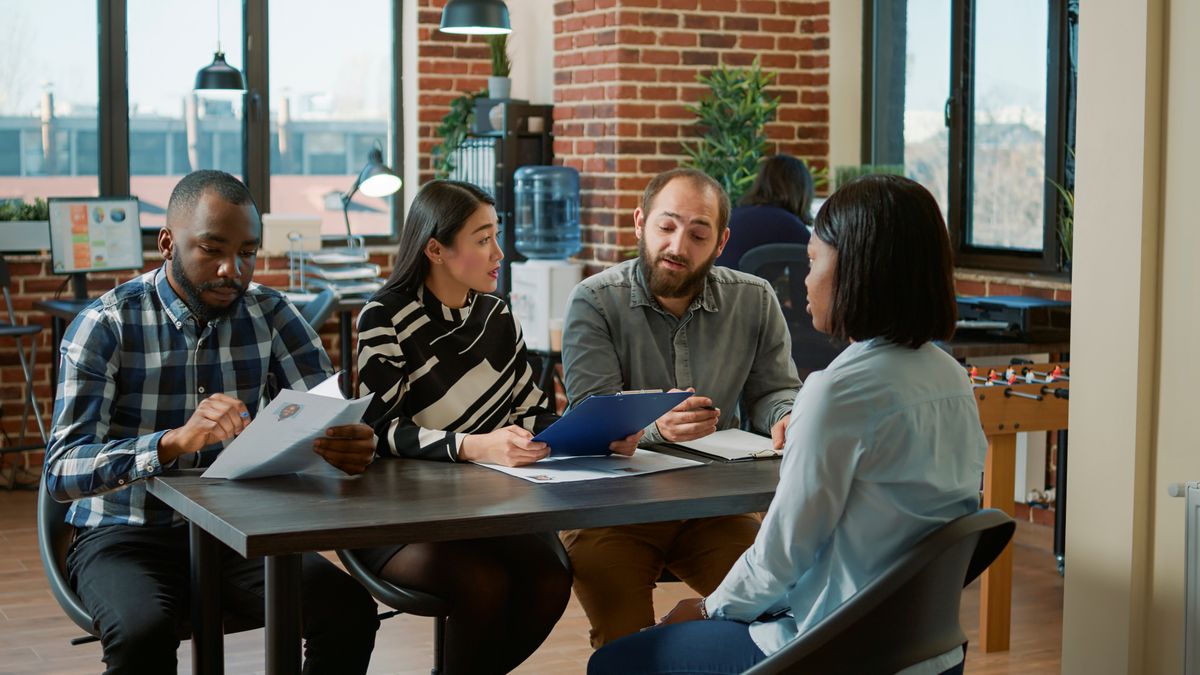 HR professionals conducting a team interview